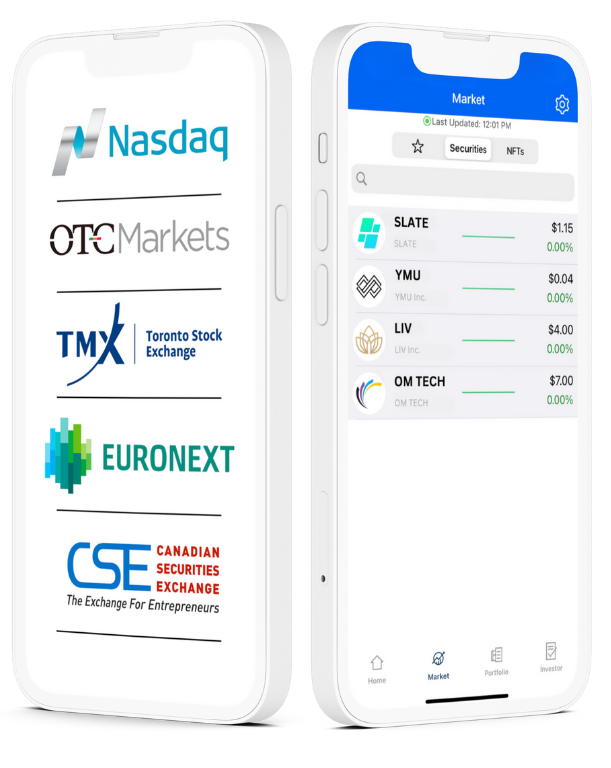 List on Upstream exchange and trading app